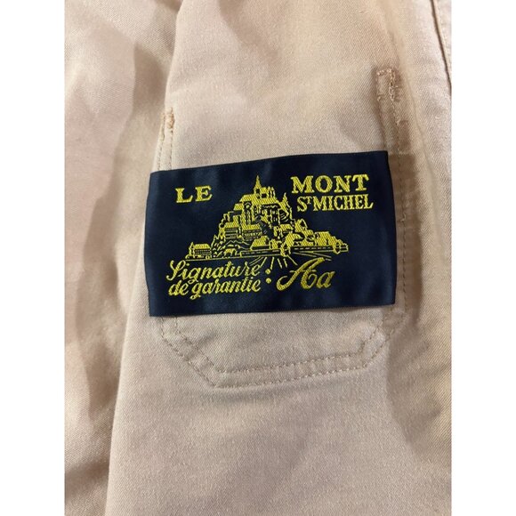 Le Mont St Michel cotton Chore Work Jacket size 36 US 4 color Kraft NWT  $335 - Picture 3 of 11